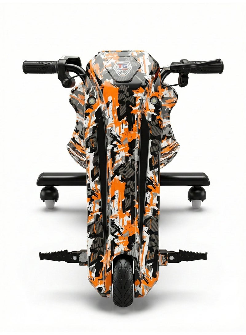 أسباير High-Power 360° Electric Stunt Drifting Scooter For Kids TG-36(36V ) ORANGE - Image 2